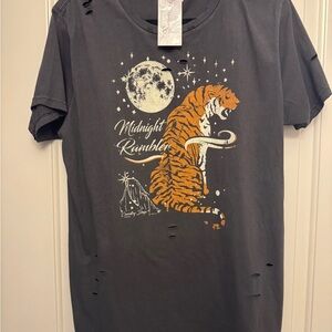 Midnight Rambler Graphic Tee - Gray